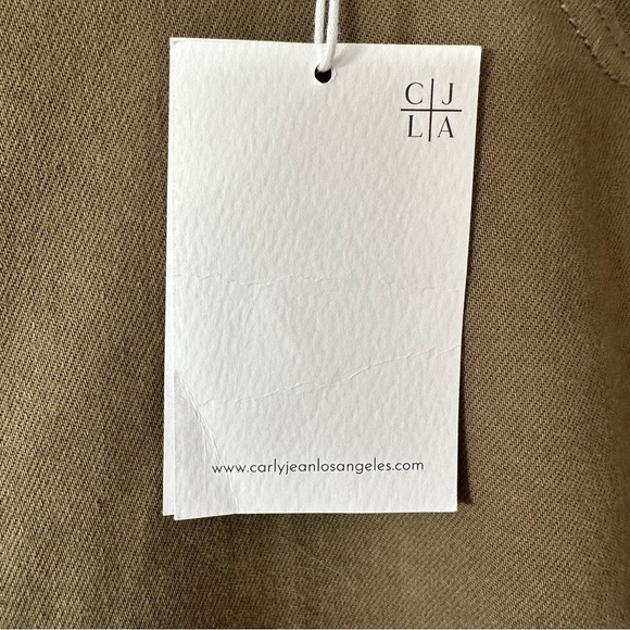 Carly Jean Los Angeles Classic High-Rise Wide Leg Pants 3X‎ - Khaki Green - NWT - Picture 6 of 13